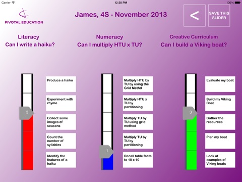 Pivotal Progress Sliders screenshot 4