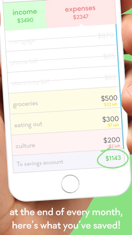 monthly - budget planner w/ 1-SWIPE expense tracker screenshot-4