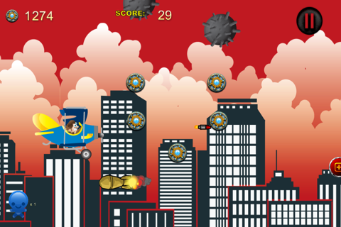 Fighter Plane Alien Shooting Adventure - City Air Fighting Attack Free screenshot 3