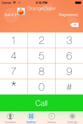Orange VoIP Dialer screenshot 3