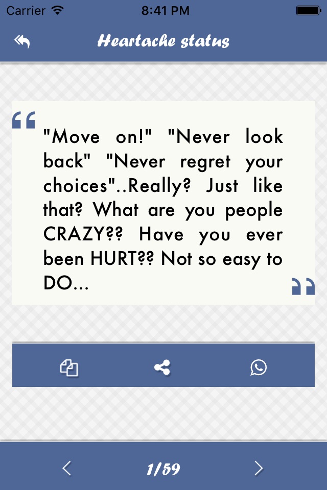 Amazing Status and Quotes - Cool Status,Funny,Groupon Status Collection screenshot 4