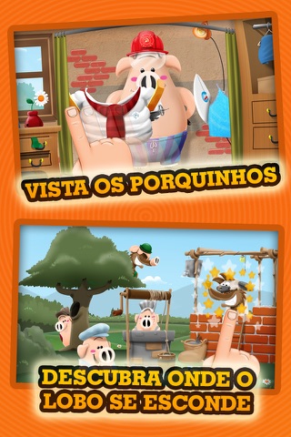 Os Três Porquinhos - História & Jogos screenshot 3