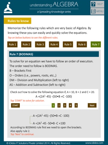 Understanding Algebra screenshot 4