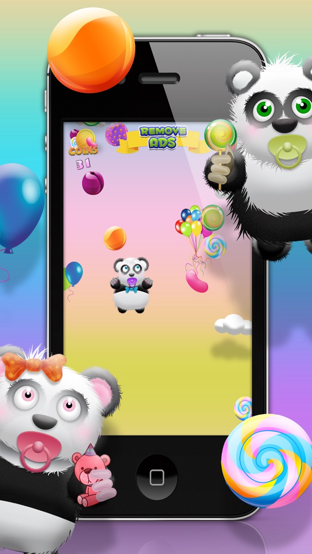 BABY PANDA BEARS CANDY RAIN - A FUN KIDS JUMPING EDITION FREE GAME! 1.0 IOS GAME GIẢI TRÍ BABY PANDA BEARS CANDY RAIN - A FUN KIDS JUMPING EDITION FREE GAME! 1.0 IOS
