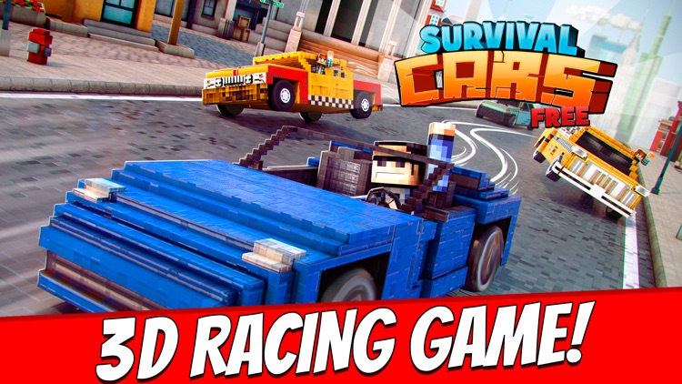 Survival Cars . Free Blocky Craft Car Racing Games For Kids 3D