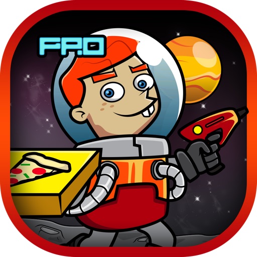 Space delivery. Space pizza. The pizza Space Adventure.