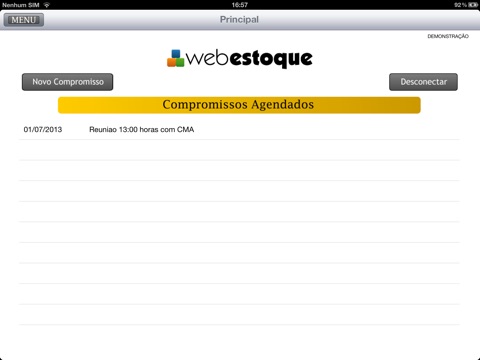WebEstoque screenshot 3