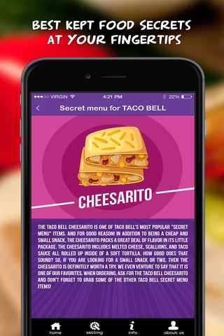 Secret Menu for Taco Bell screenshot 4