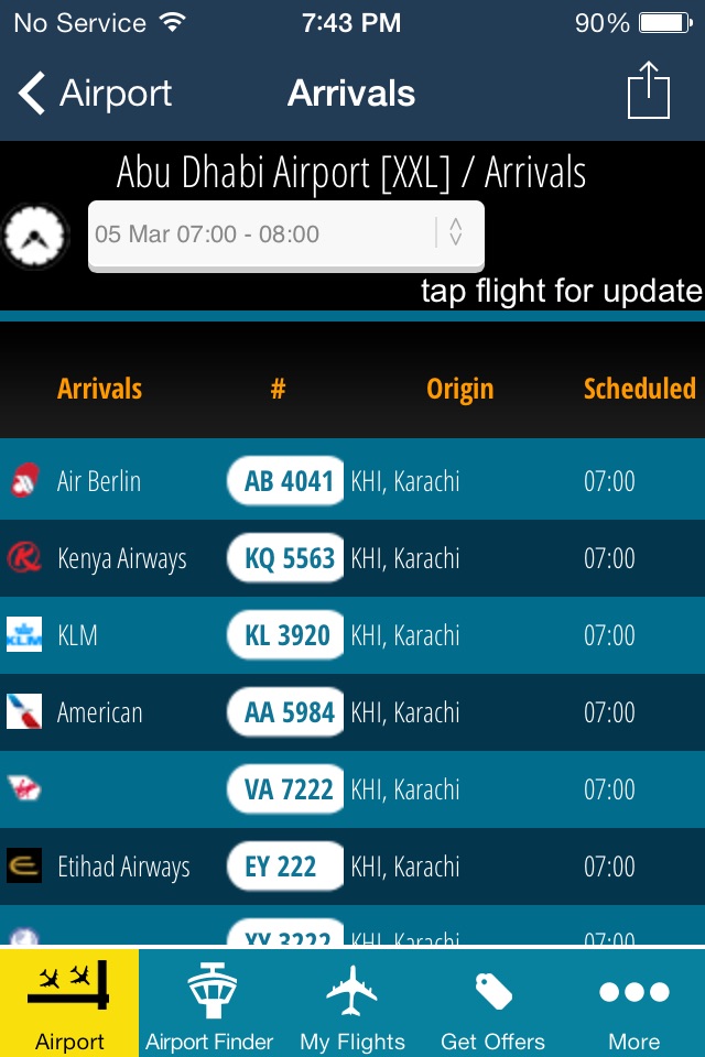 Abu Dhabi Airport AUH Info screenshot 3