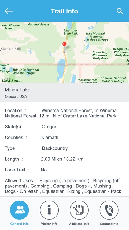 Oregon National Recreation Trails