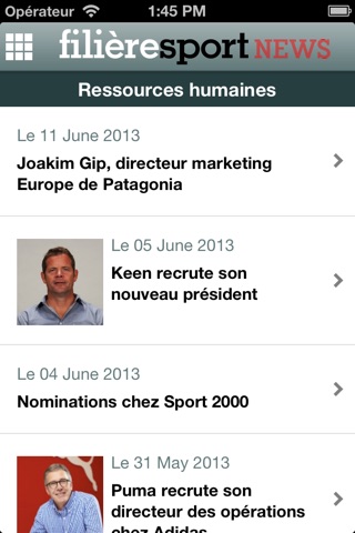 Filière Sport News screenshot 2