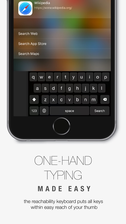 Reachability Keyboard - One-Hand Typing + EMOJI