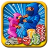 Ninja Slots XP - Clumsy Fight in Vegas Casino Shadow HD Free