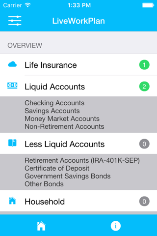 LiveWorkPlan - Financial Peace of Mind screenshot 2