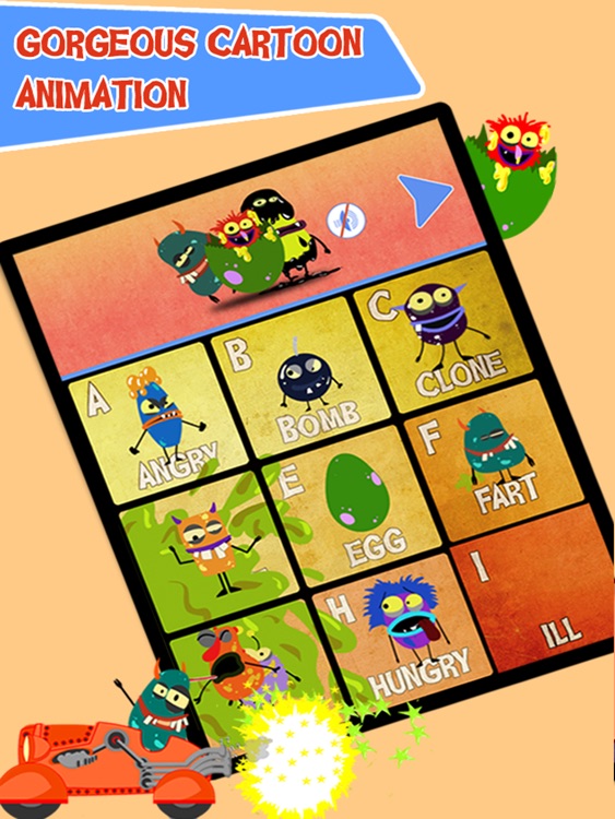 A to Z Monsters -Alphabet Learning for Kids screenshot-3