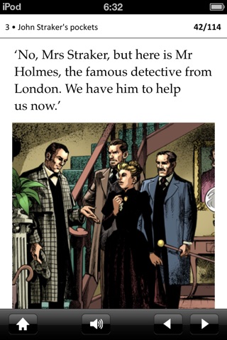 Sherlock Holmes and the Sport of Kings: Oxford Bookworms Stage 1 Reader (for iPhone) screenshot 2