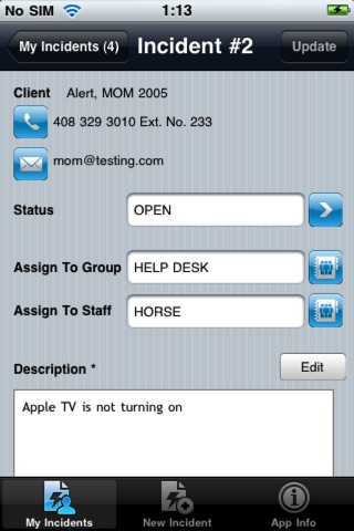 BMC Service Desk Express Mobile screenshot 3