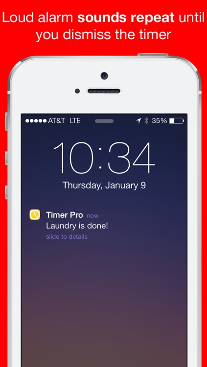Timer Lite Free Countdown with Multiple Loud Alarm Timers for Everyday Cooking, Fitness, Timeout screenshot-3