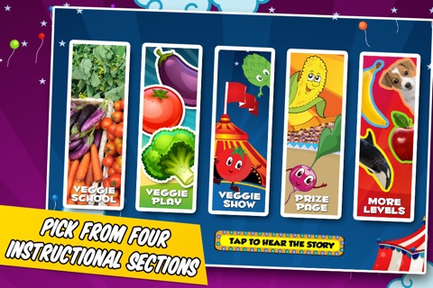 Veggie Circus Farm: Learn Vegetables & Plants Free for Kids and Toddlers screenshot 2