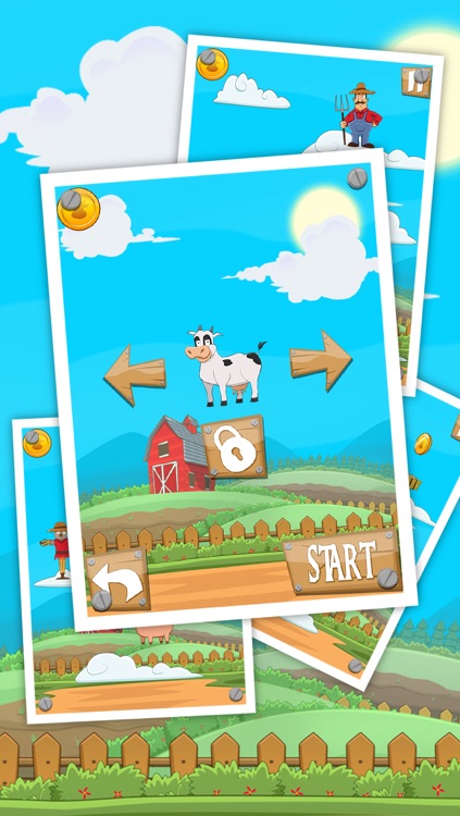 Farm Day Jump FREE - Featuring Cow, Pig, Chicken and Friends! screenshot-3