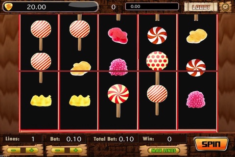 Vegas Sweet Candy Slot Machine-Free screenshot 2