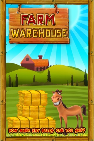 Farm Warehouse Free - One sweet day to stack and pick up the mini hay bales - HD version screenshot 2