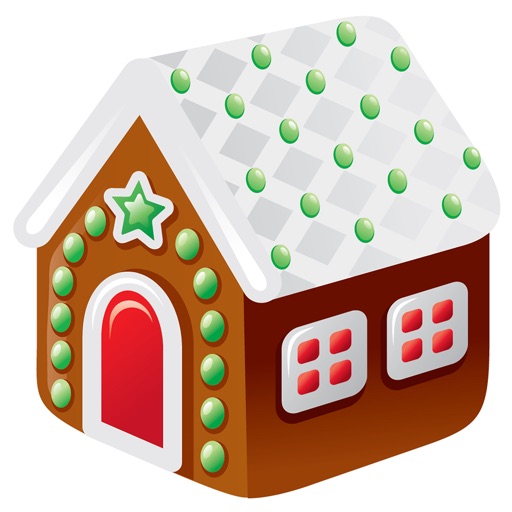Gingerbread House Maker 3D Icon