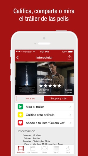 CinePass - Cartelera, horarios, cine y películas en un solo (圖3)-速報App