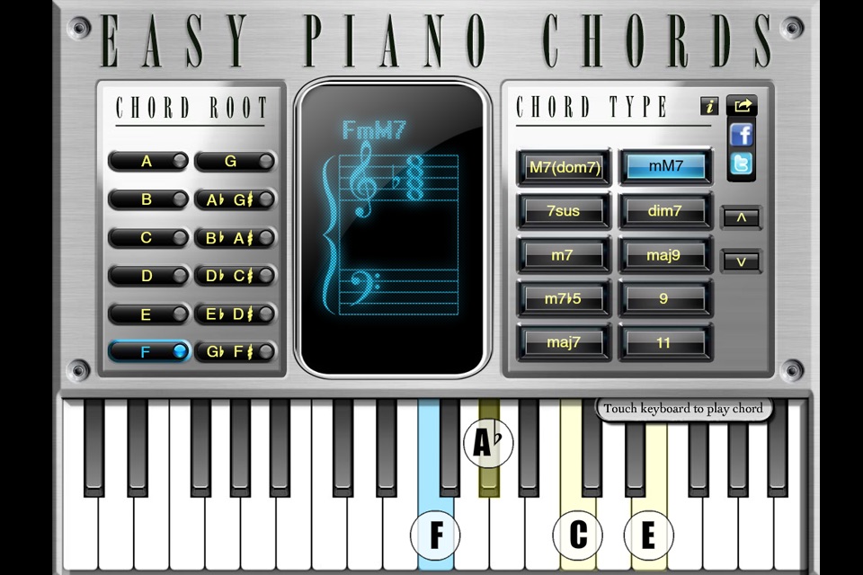 Easy Piano Chords screenshot 2