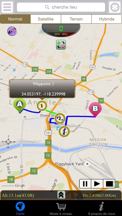 Screenshot #1 pour conduite Route Finder