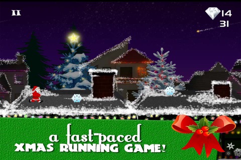 A Santa Xmas Run - Festive Holiday Season Christmas Running Game screenshot 2