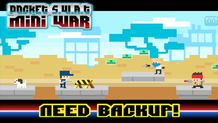 Pocket SWAT Mini War Free: The battle for street control