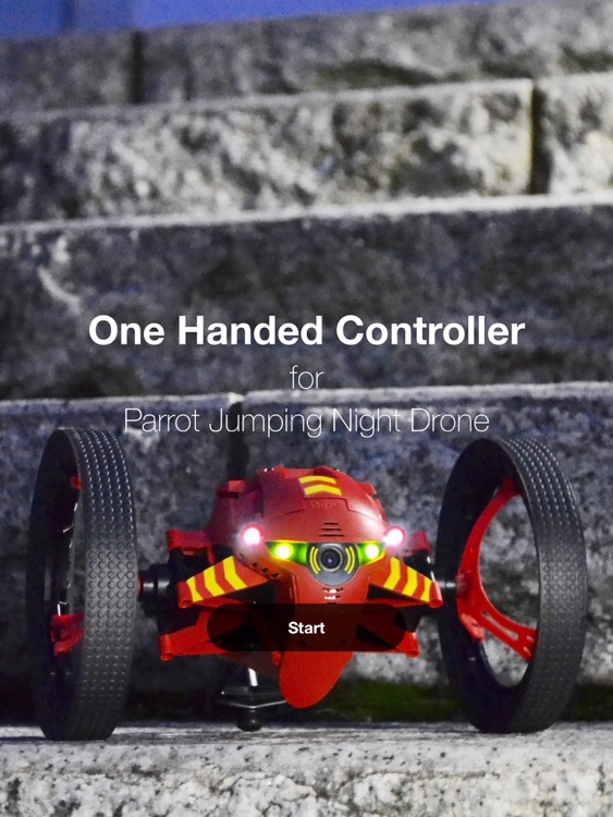 One Handed Controller for Jumping Night Drone - iPad Edition