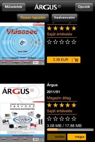 Árgus screenshot 2