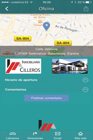 Inmobiliaria Cilleros screenshot 2