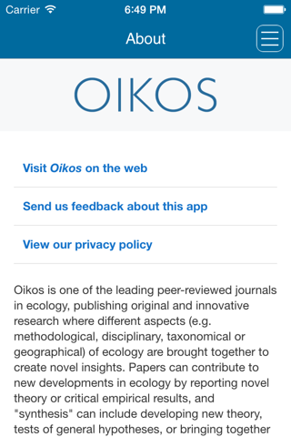 Oikos screenshot 2