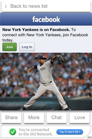 New York Baseball 2013 - News, Scores, Live Chat screenshot 2