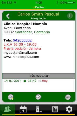 mDoctor : Gestiona tus Médicos, Citas, Medicinas y más... screenshot 3