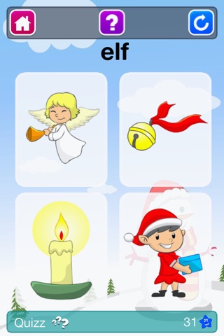 Plume's School - Saving Christmas - Discover and learn the christmas vocabulary - Ideal for kids from 2 to 7 ! - Lite screenshot 2