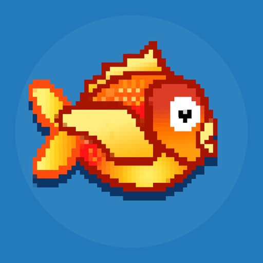 Little Flipper Fall- The Adventure of a Tiny, Flappy, Flying, Bird Fish with Splashy Birds Wings iOS App