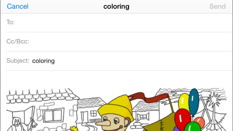 The Adventures of Pinocchio. Coloring book for children screenshot-3