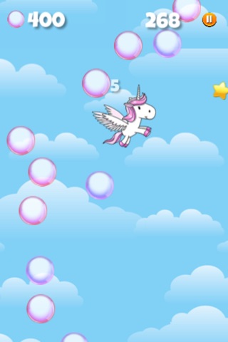 A Bubble Adventure: Flying Unicorn Dash screenshot 4