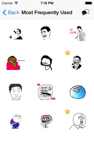 EasyRage - 850+ Popular Rage Faces for SMS screenshot 2