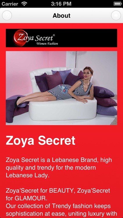 Zoya Secret Women’s Fashion