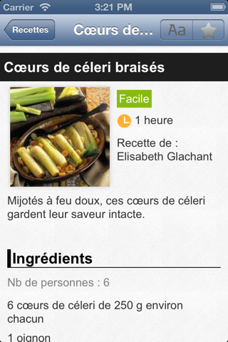 cuisine France - Recettes et astuces pour les cuisiniers français screenshot 2