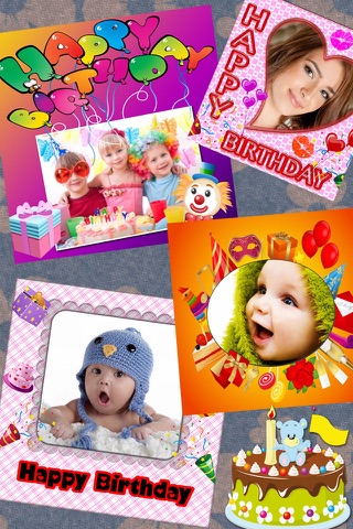 Birthday Stickers and Photo Frames screenshot 2