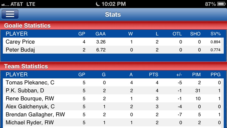Montreal Hockey Live screenshot-4