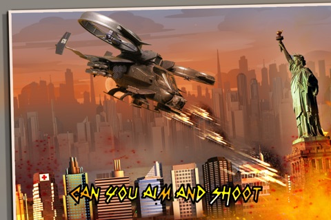 Helicopter War in Future New York Free - Zombies Total Destruction - Free Version screenshot 4