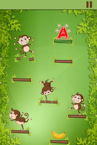 Monkey Jump - Bananas & Letters screenshot 2