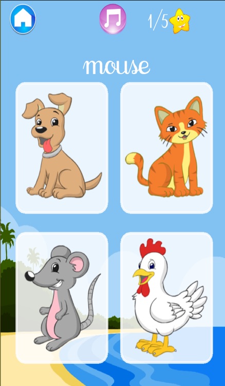 Plume's School - Animals - Kids from 2 to 7 years old - Learning vocabulary and to read  - HD